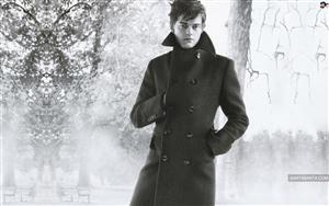 Sam Riley, an English actor and singer gives a tough look